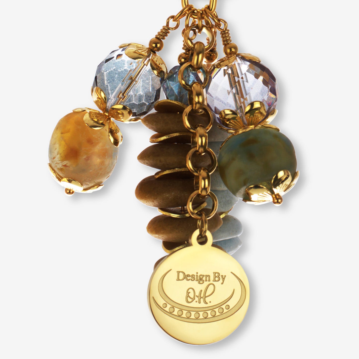 Osaebea Bag Charm - Contentment: Handmade African Luxury