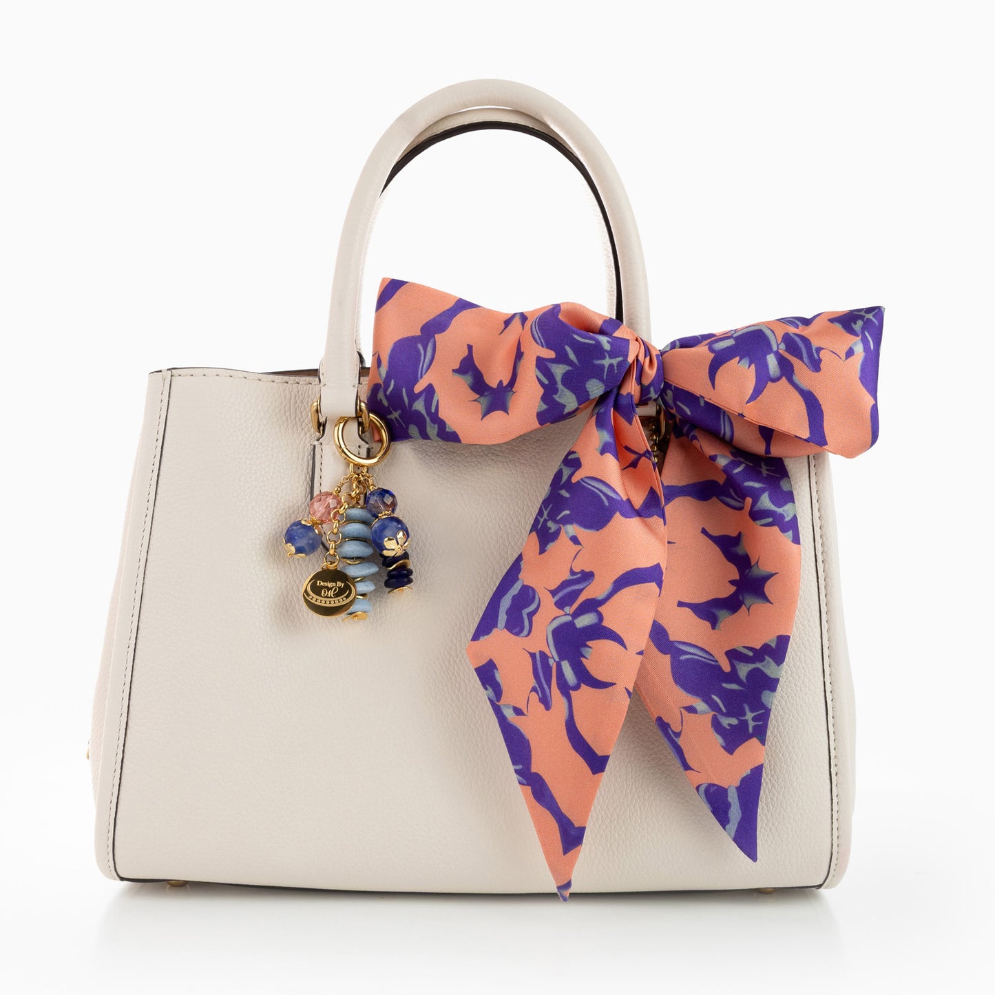 Nkasi Skinny Scarf - Pink & Blue