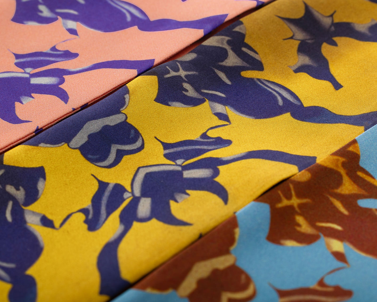 Nkasi Skinny Scarf- Yellow & Blue