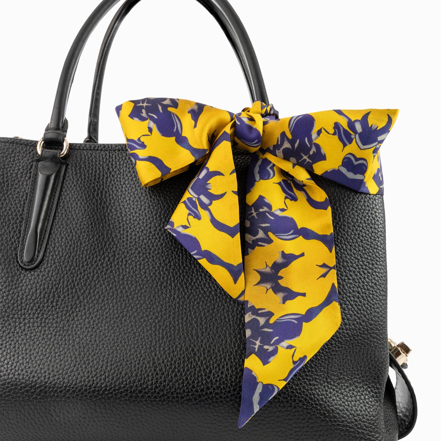 Nkasi Skinny Scarf- Yellow & Blue