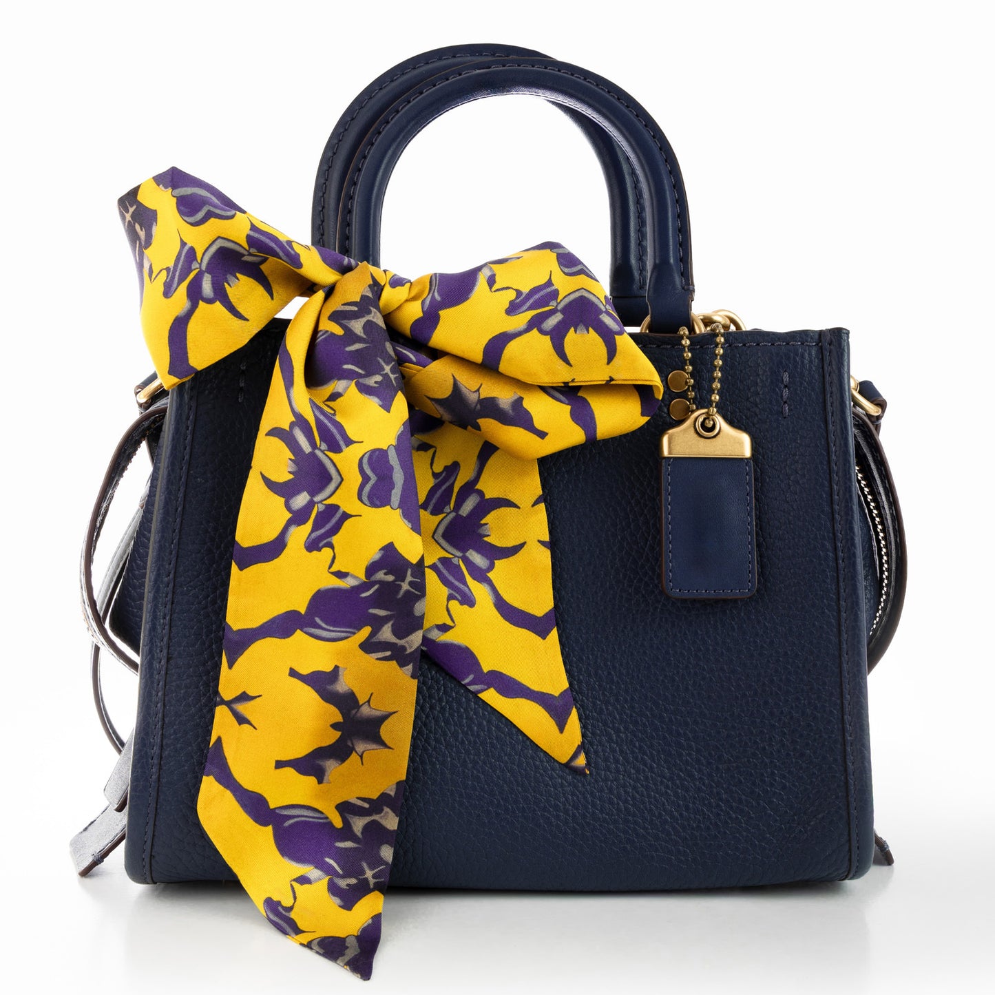 Nkasi Skinny Scarf- Yellow & Blue