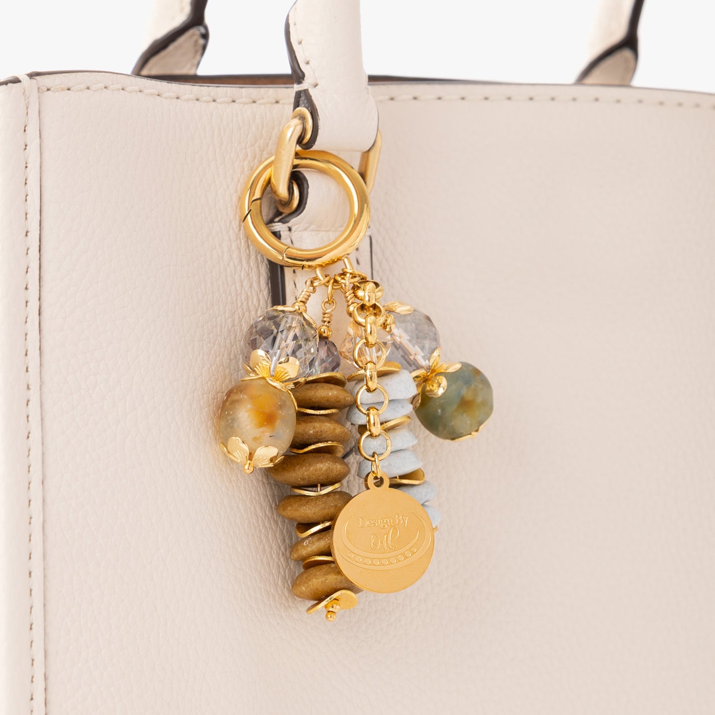 Osaebea Bag Charm - Contentment: Handmade African Luxury