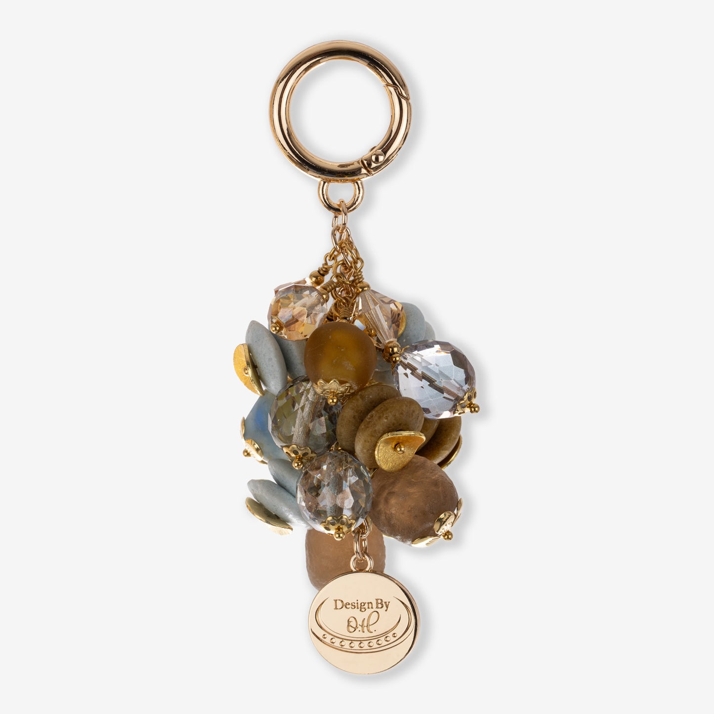 Osaebea Bag Charm - Contentment: Handmade African Luxury