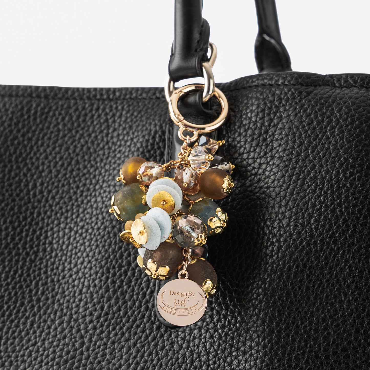 Osaebea Bag Charm - Contentment: Handmade African Luxury