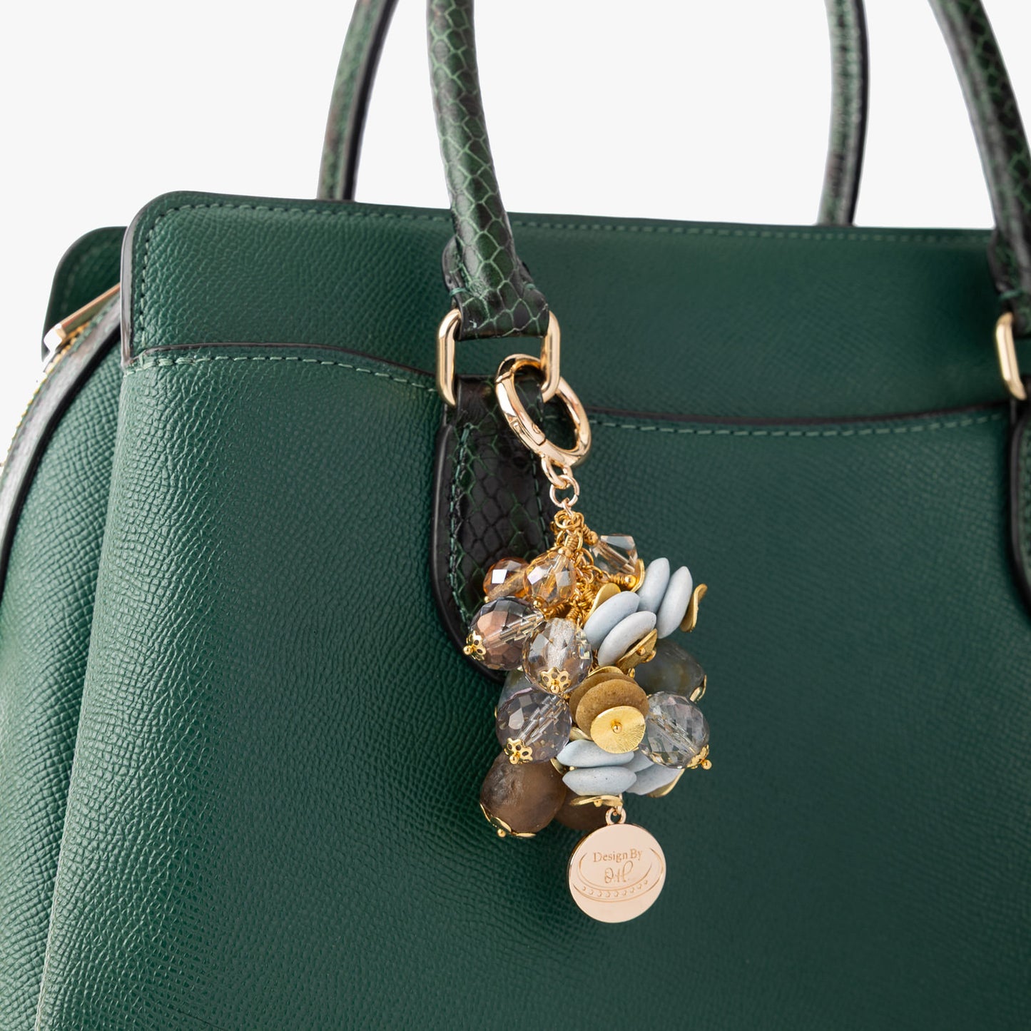 Osaebea Bag Charm - Contentment: Handmade African Luxury